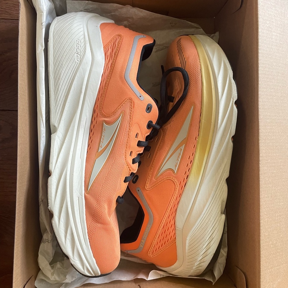 Altra Black and Orange Running Shoes